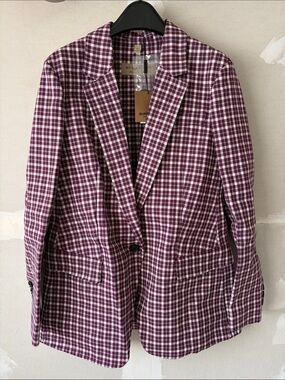 NWT Burberry Slatehursts oversized Blazer size 8